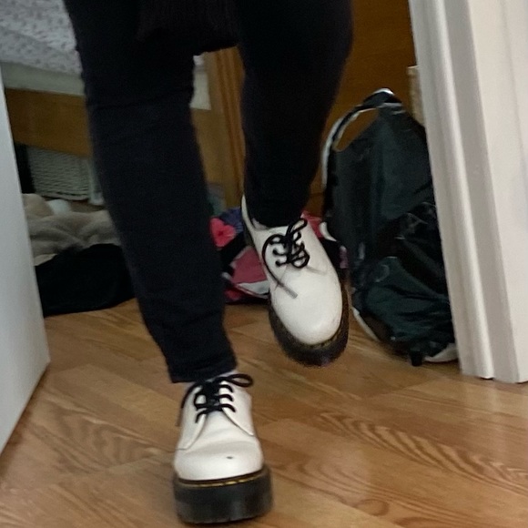 Dr marten 1461 quad platform women white - Picture 6 of 8